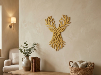 Stag wall art